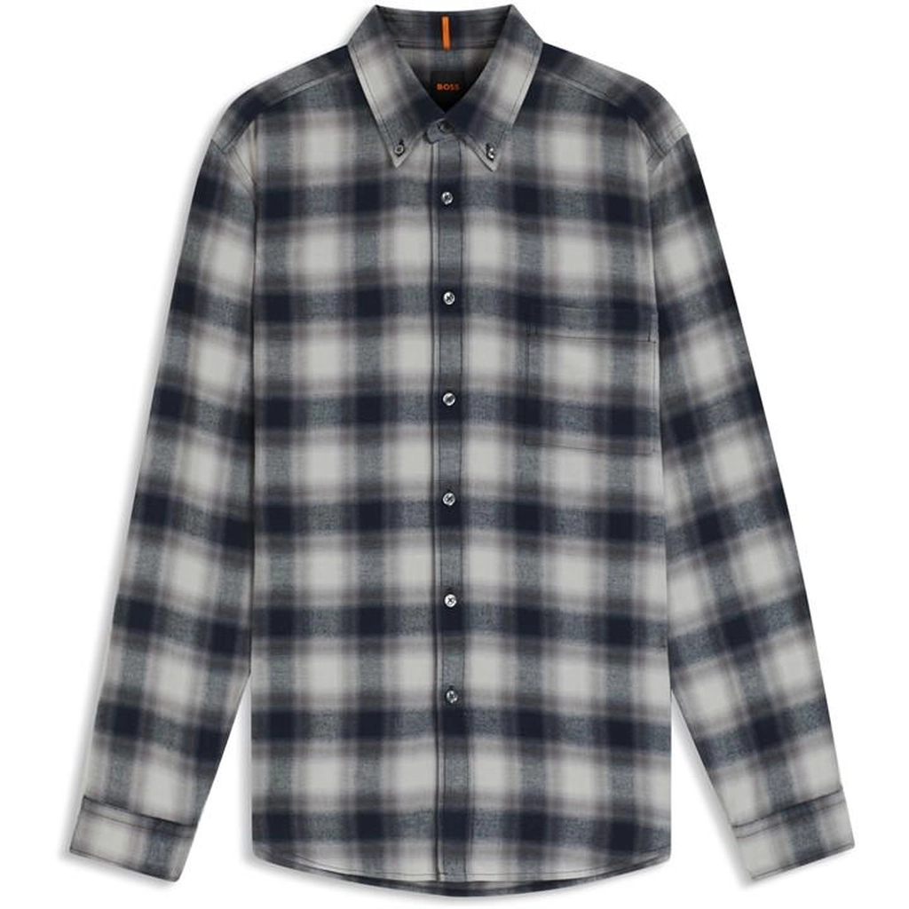 Hugo Boss Check Shirt - Grey